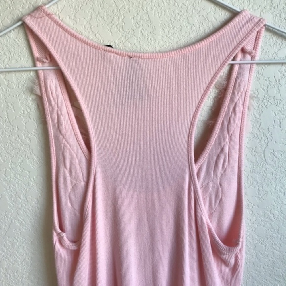 Willi Smith Ribbed Ruffle Neck Tank, M - Picture 8 of 9